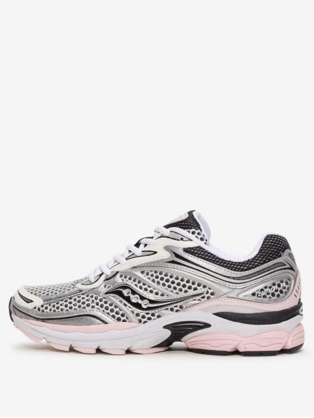 Saucony Men's Silver/Pink Retro
ProGrid Omni 9 Lifestyle Sneaker—11 - Picture 3 of 15